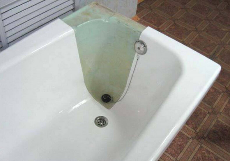 Как отреставрировать старую чугунную ванну в Орше